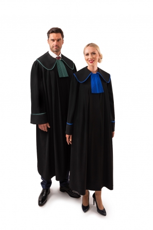 Gabardyna luksus Szerokość pleców 38 - toga prawnicza damska