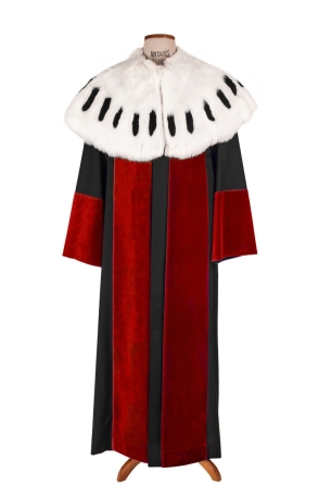 GABARDYNA  KOMFORT - Toga rektorska czarna